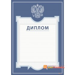 Диплом учреждения арт.  532
