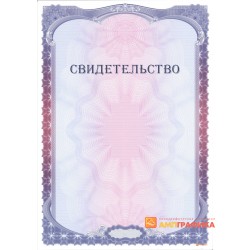 Свидетельство с защитой арт. 133