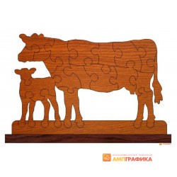 3д пазл - Корова
