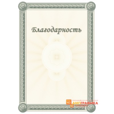 Благодарность  для студента арт. 799
