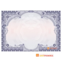 № 1452 бланк фиолетовый с ажурными краями