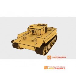 3д пазл - Танк №1