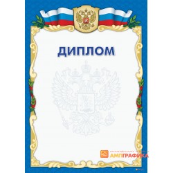 Диплом поздравительный арт. 501