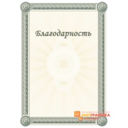 Благодарность  для студента арт. 799